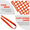 FITHOIST Cargo Lifting Net 1100LBS, 3.28'x3.28' Safety Lifting Net Straps