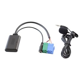 Roarrter Car Bluetooth Music Audio Cable Microphone Handsfree Adapter for Grande Punto After 2007 for