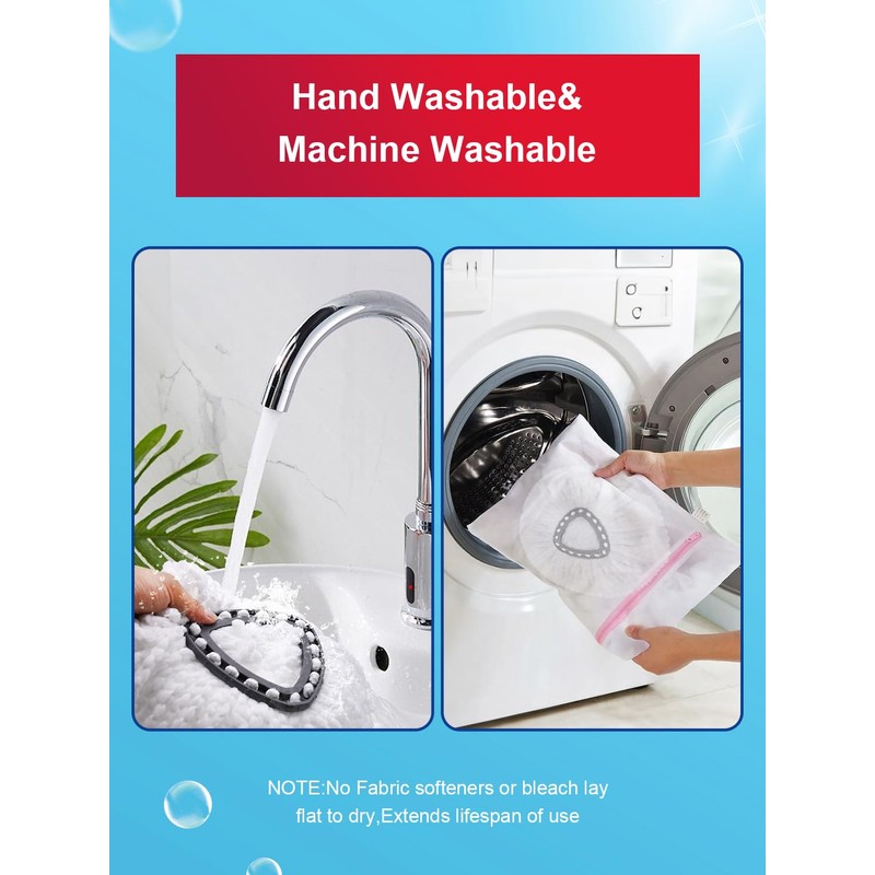 4 Pack Microfiber Mop Heads for Vileda EasyWring & O