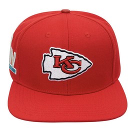 Pro Standard KANSAS CITY CHIEFS LOGO SNAPBACK HAT SuperBowl Patch Pro Standard
