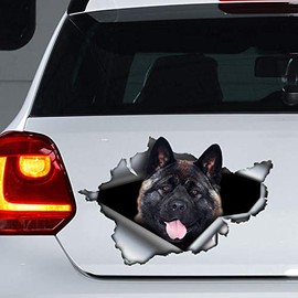 American Akita Car Decal Akita Car Sticker Chic 3D Animal Sticker Decal American Akita for Car Truck Window Bathroom