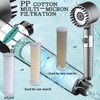 German Multifunctional Massage Shower, Handheld High Pressure Shower Head,Massage And