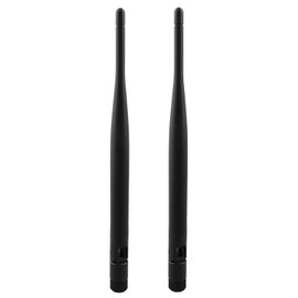 Futheda 2pcs 915MHz NB-IOT Antenna 5dBi High Gain Omni-directional Aerial with SMA Male Connector for Wireless Communication Video Surveillance Router Security System Smart Home Remote Control