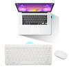 2.4G Wireless Keyboard Mouse Combo 78 Key Retro Round Keycap