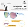 Woosh Polarized Sunglasses for Men and Women - Lightweight Unisex