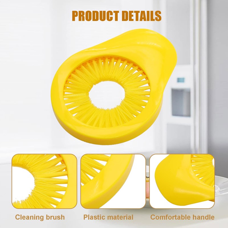 CCHOME Corn Silk Remover, Corn Silk Cleaning Brush Yellow