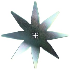 vhbw Replacement Blade Compatible with Zuccetti Ambrogio L85 Elite, L400, L250, L210, L200 Lawnmower - Replacement Blade Silver, Stainless Steel (Rust-Proof)