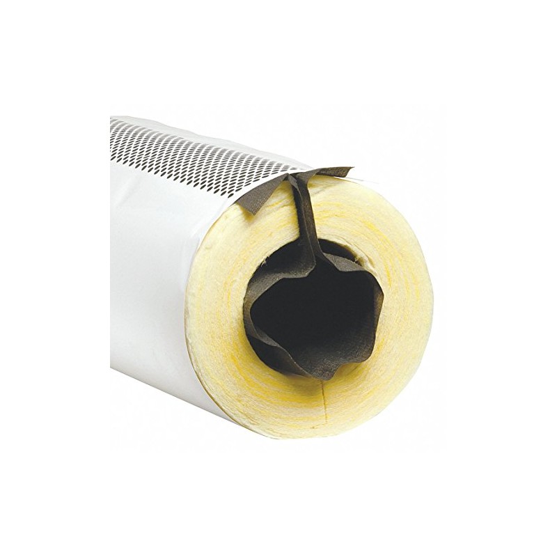 1/2" x 3 ft. Fiberglass Pipe Insulation, 1/2" Wall