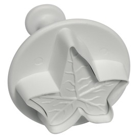 PME IL537 Ivy Leaf Plunger Cutter, Small Size, 15 mm, White