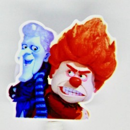 Unbranded Heat Snow Miser Year W/O Santa Claus Badge Reel ID Holder Nurse Teacher Student