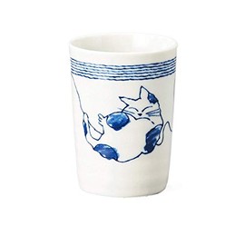 Yamaki Ikai Beautiful Breeze Tea Cup Play Cat