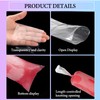 Ice Popsicle Bags,Stackable Easy Release Plastic Ice Bags, Self-Seal Freezing