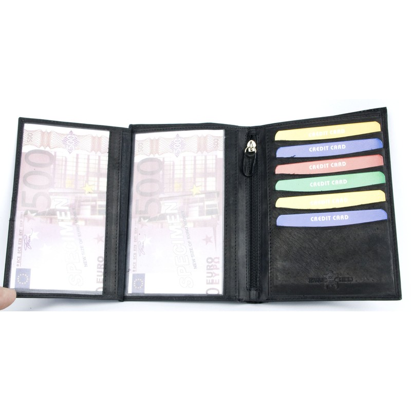 Genuine Leather Passport Holder - Wallet Also for Another documents