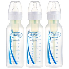 Dr. Brown's Bottles (8 oz), Option Bottles Can Be Used with or without the Vent by Dr. Brown's