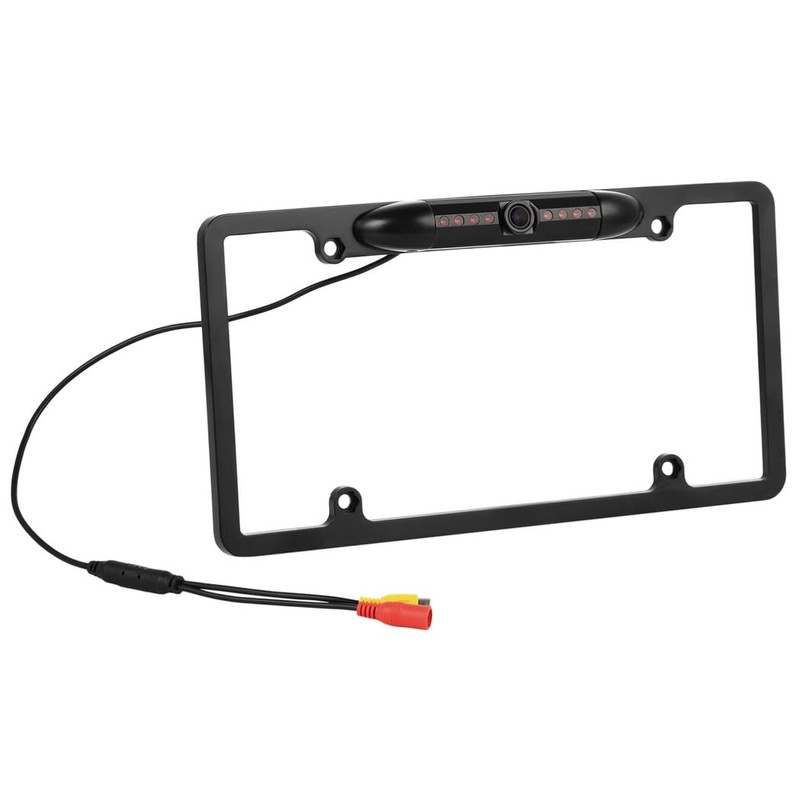 License Plate Frame Backup Camera, Night-Vision Car Rear View Camera