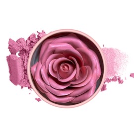 Rose Blush for Cheeks, Natural Blush, 3D Rose Petal Lightweight Long-Lasting Buildable Rouge for Face and Cheek Girls Parties Gathering