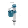 DOITOOL Valves Bathroom Excellent Universal Practical Toilet Fill Valves Toilet