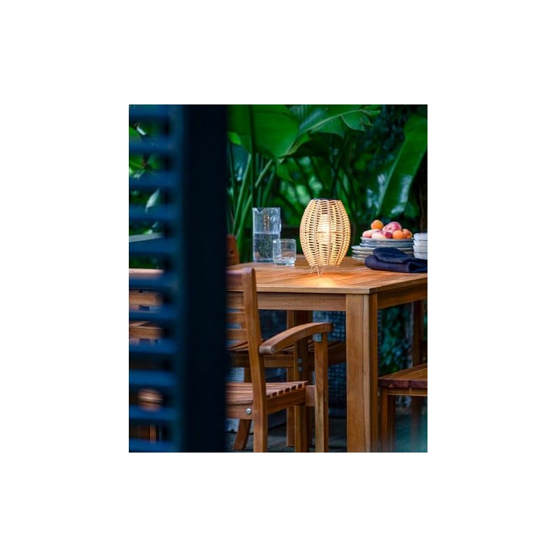 Dehner Mila Solar Lantern, Warm White, Diameter 17.5 cm, Height