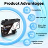 Miss Deer LC404 Black Ink Cartridges Compatible Replacement for Brother