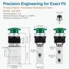 VIILOCK Pneumatic Mechanical Valve, 1/4” NPT 3 Way 2 Position