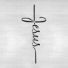 Jesus Cross Stencil Template - Reusable Stencils for Painting in