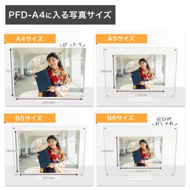 BBEST Acrylic Photo Frame Acrylic Frame A4 Size Compatible 1 Piece Magnetic Menu Board Flyer Store Photo Transparent Double Sided Use Frame Display Promotion Photo Stand Picture Frame Calendar