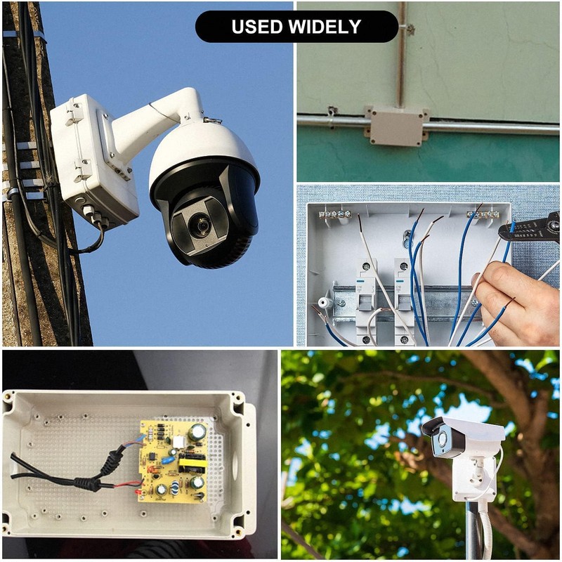 Junction Box IP65 Waterproof, Surface-Mounted Junction Box, IP65 Waterproof Surface-Mounted