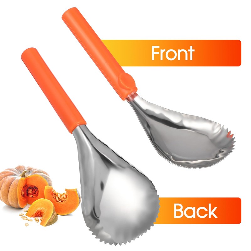 OUNONA Stainless Steel Pumpkin Corer Tool Manual Fruit Core Remover