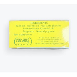 afrimports AFRICAN MIRACLE NATURALLY ESSENTIAL BAR SOAP ALL KIND OF FRAGANCE 200g (LEMON HERBAL SOAP)