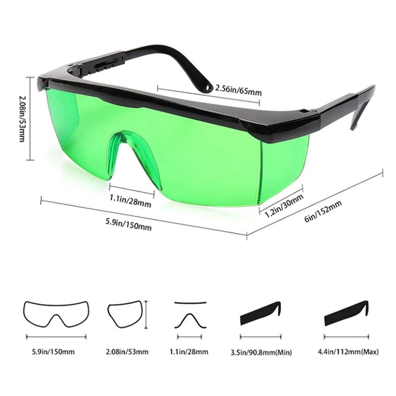 Naroote Lasers Beam Veiw Visibility Visual Enhancement Glasses Goggle for