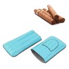 3 Finger Cigar Holder Frosted Finish Portable 3 Finger Leather