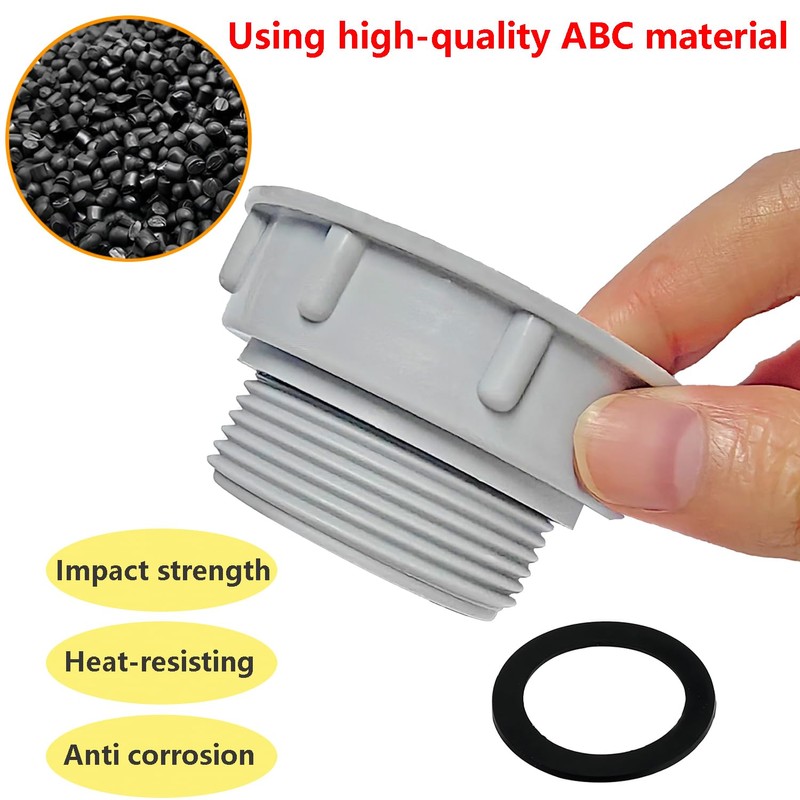 Qrity 1 Piece Kitchen Sink Drain Pipe Connector 56.5 mm