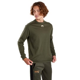 Venum Men's Standard UFC Adrenaline Fight Week Long Sleeve, Khaki, M