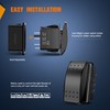 Nilight 3 Way Switch On Off Toggle Rocker Control a