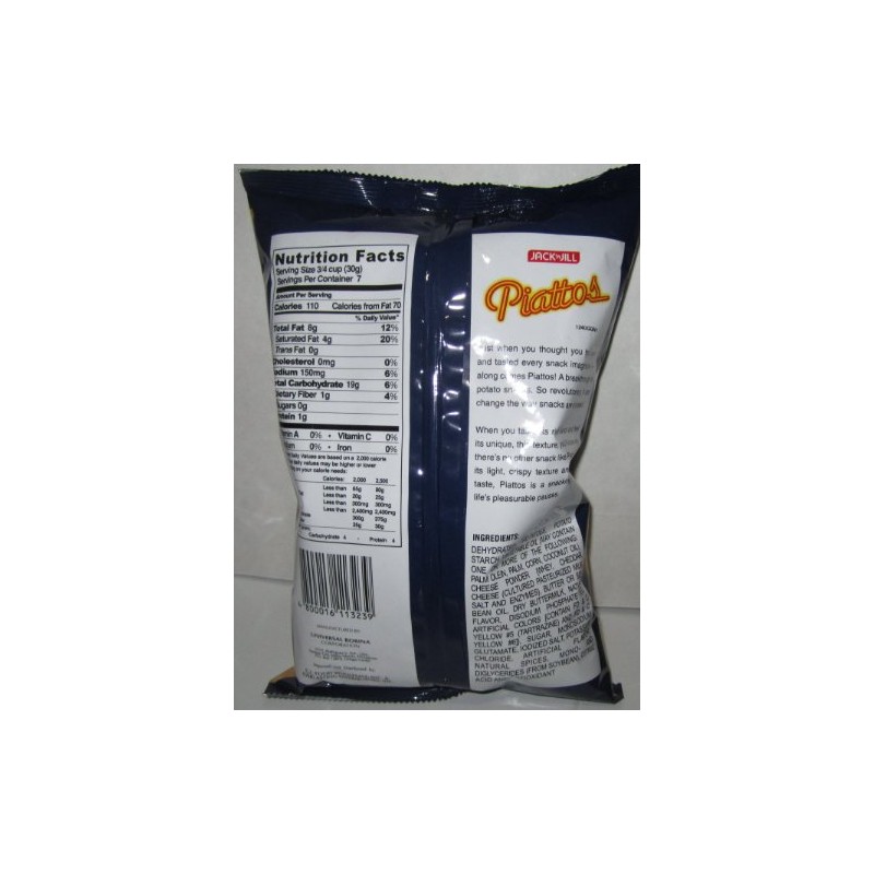 Jack N Jill Piattos Pack of Two 7.48 Oz Per