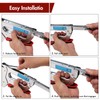 Arrow T55BL Staple Gun Kit, Heavy Duty Manual Stapler with