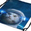 VOID Space Cat Backpack Gym Bag Sport Jute Bag Galaxy