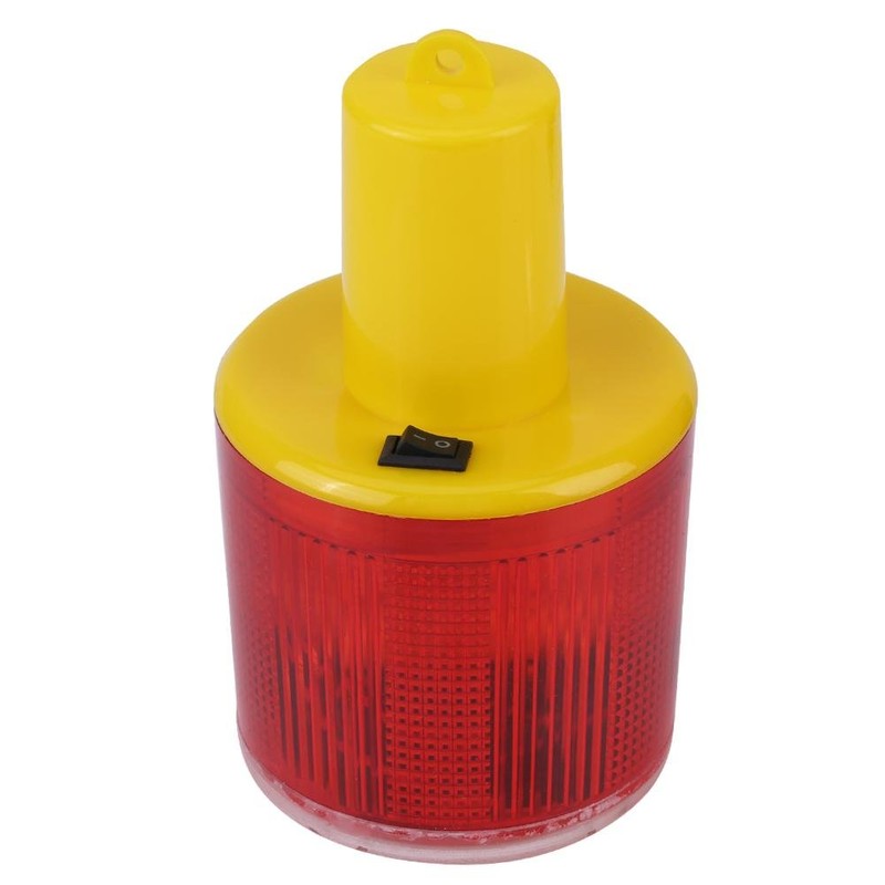1 x Emergency Warning Flash Light, Solar LED Alarm Traffic