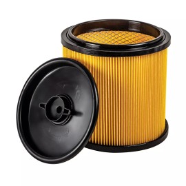 HART Standard Cartridge Filter, 1-Pack, Fits 5 to 16 Gallon Wet/Dry Vacuum Cleaners
