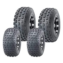 Set 4 ATV Go Kart Tires 145/70-6 145x70x6 & 19x7-8 19x7x8 4PR