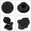VEHITO Fuel Filler Door Cap Black Lock Gas Cover Cap