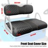 Roykaw Golf Cart Seat Covers Kit Fit for EZGO RXV