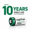 rapthor CR123A 3V Lithium Batteries, 40-Pack, 1650mAh Non-Rechargeable