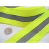 2ms of Green Silver Fluorescence Tape Hi Viz Reflective Ribbon