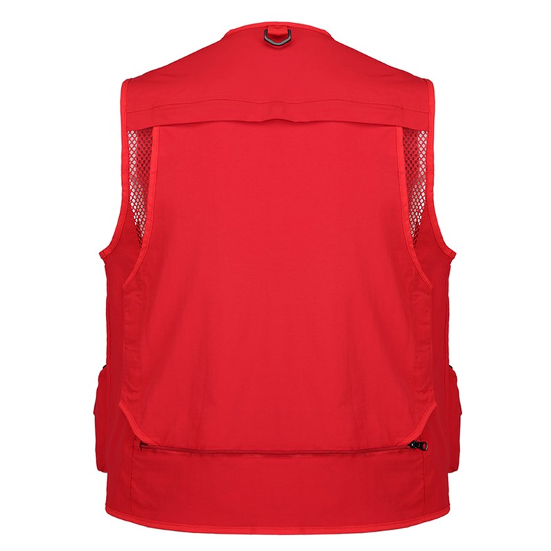 Fishing Photography Vest Summer Multi Pockets Mesh Jackets Quick Dry