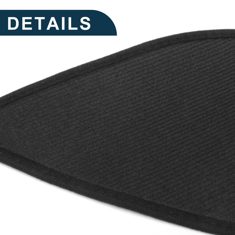 TUCKBOLD Auto-Tür Anti-Kick-Pad-Aufkleber aus Leder für Honda Fit 2008-2013 Türkantenschutz