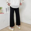 Loose Fit Pintuck Slacks Maternity Pants hn24103 Black/XL 2ea