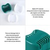 NyxSeat 2 Denture Bath Containers and 2 Denture Cleaning Brushes,