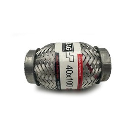 EAG Flex Piece Flex Pipe (40 x 100 mm) Exhaust Pipe - Interlock and Outer Fabric
