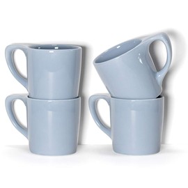 notNeutral LINO Coffee Mugs, Set of 4, Periwinkle